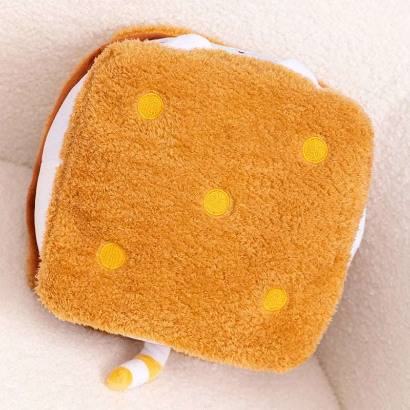 Kawaii Sandwich Biscuit Cat Dolls Chocolate Cookie Fat Cat Plush Toy Stuffed Animals Cushion Accompany Sleep Toy Kids Gifts