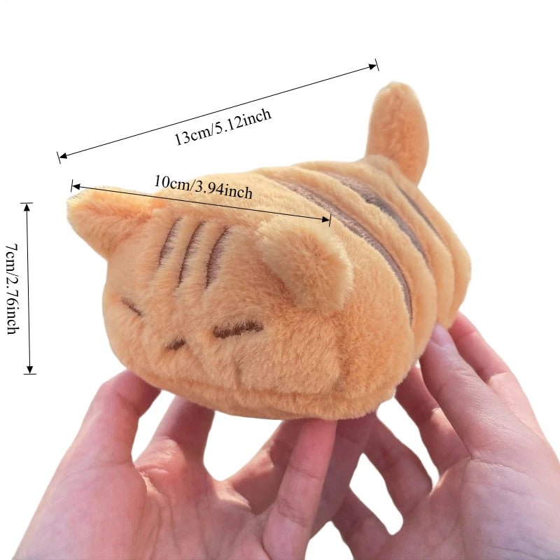 Giant Orange Cat Plush Toy Kawaii Kitty Plushie Throw Pillow Soft Cat Stuffed Doll Toy Home Decoration for Friends Birthday Gift