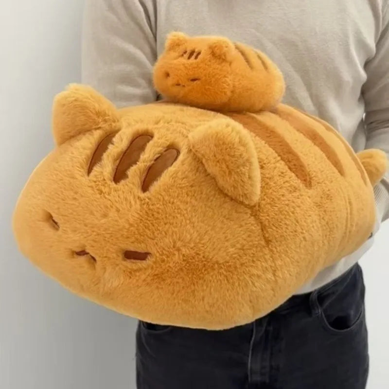 Giant Orange Cat Plush Toy Kawaii Kitty Plushie Throw Pillow Soft Cat Stuffed Doll Toy Home Decoration for Friends Birthday Gift