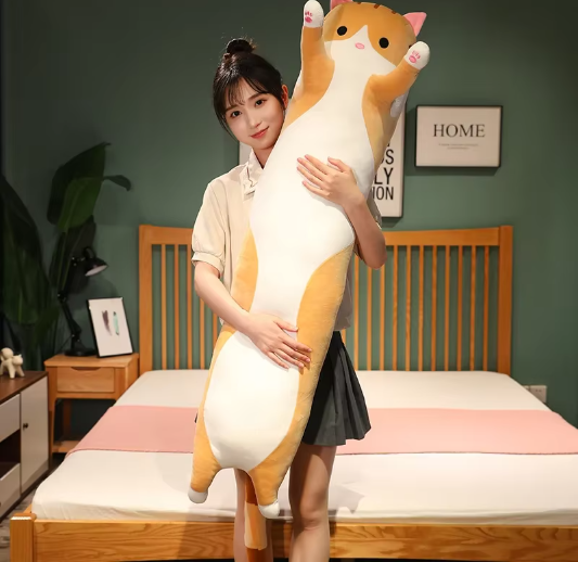 Cute Cat Plush Toy Sleeping Animal Doll