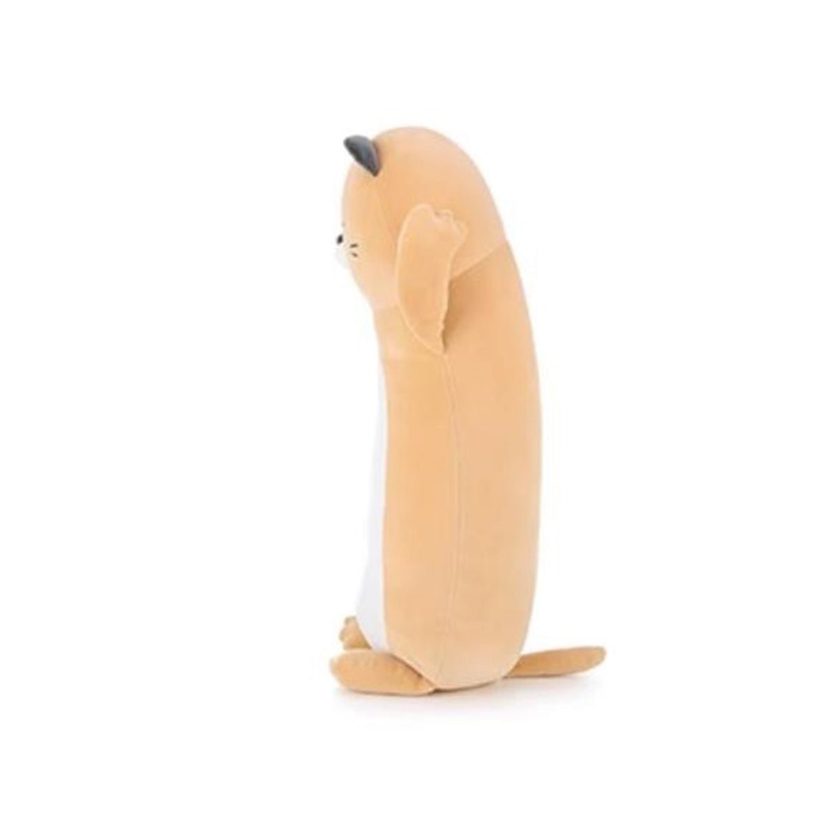 Sleepy Cat Long Cushion Orange Stuffed Plush Toy